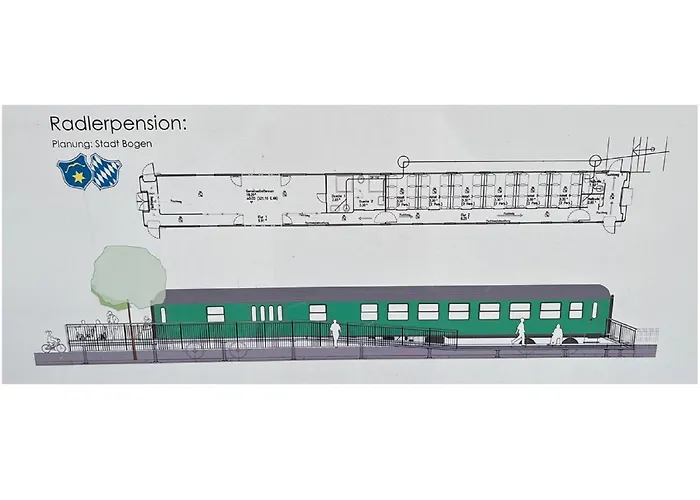 Uebernachten Im Nostalgischen Bahnwaggon Lägenhet Bogen